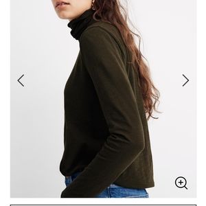 Madewell cotton turtleneck shirt
